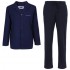 Pure color hombre Manga larga algodón pijamas hombre para primavera y para caes
