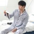 Cárdigan de ocio engrosado Pijamas de algodón puro para hombre 2019 tallas grandes lounge pijamas hombre para primavera