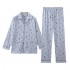 hombre verano Manga larga algodón pijamas tallas grandes pijamas
