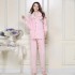 invierno franela Bata de noche Conjunto de pijamas engrosadas casa pijamas