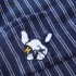 Nuevo invierno cardigan de manga larga para amantes rayas casa pijamas