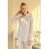 mujer 'Manga larga algodón gasa pijamas