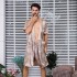 hombre seda pijamas verano pijamas kimono japonés vestido de noche