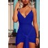Lujo Tirantes sexy ropa de dormir cómodo pecho bajo Bata de noche