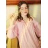 Camisones de algodón 100% para mujeres Camisones de dormir con volantes vintage para la luna de miel