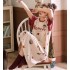 Nuevo estampado de frutas de dibujos animados de verano 100% algodón para mujer Tallas grandes de manga corta Camisón Camisas de dormir femeninas