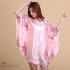 tallas grandes simulado seda sexy batas para senoras manga corta mujer seday ropa de dormir en verano