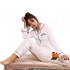 Manga largapure algodón batas para primavera fresh y confianza mujer solapa pijamas