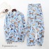 Manga largaPure algodón Wool Pijama set hombre para primavera baratos cómodo set de pareja pjs algodón
