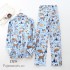 Manga largaPure algodón Wool Pijama set hombre para primavera baratos cómodo set de pareja pjs algodón