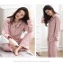 Nuevo ocio puro algodón wopijamas de hombre para senoras Manga largamujer 'dos ​​sets pjs para primavera