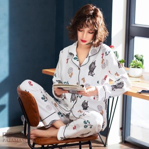 Nuevo algodón pijamas para embarazadas senoras en primavera delgado cardigan algodón Pjs female