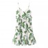 verano algodón pijamas sexy sling pijamas algodón, Encantador para senorass plant Impresión nightVestido