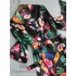Lujo Sexy batas establece mujer para primavera Pijamas largos de tres piezas para señoras