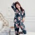 Nuevo Satin seda mujer 'pijamas Lindo Impresióned set pjs para senoras