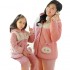 pijamas de algodón para niños con pijamas a juego de terciopelo familiar en para caes y invierno