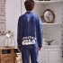 Conjunto de ropa de dormir para hombre Panda blue spring and autumn youth