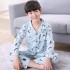 manga corta ninos algodón pijamas niño Dibujos animados Impresión Impresión pijamas boy